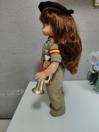 Muñeca funcionando militar mili ejercito