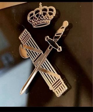 Pack 4 Pegatinas Metálicas Guardia Civil