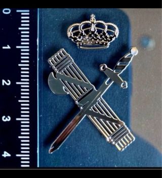 Pack 4 Pegatinas Metálicas Guardia Civil