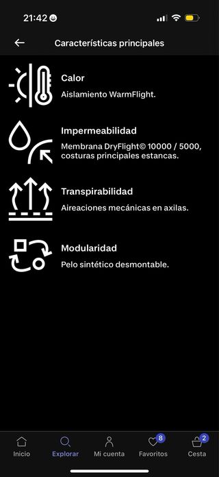 Chaqueta Esquí Snowboard Roxy Bahamas Mujer XL