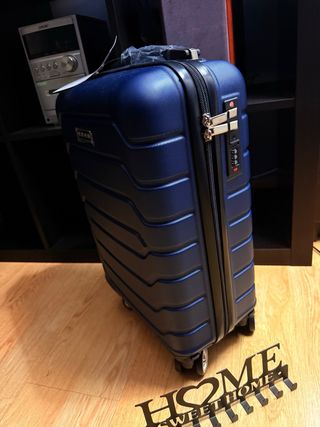 Maleta de viaje cabina azul