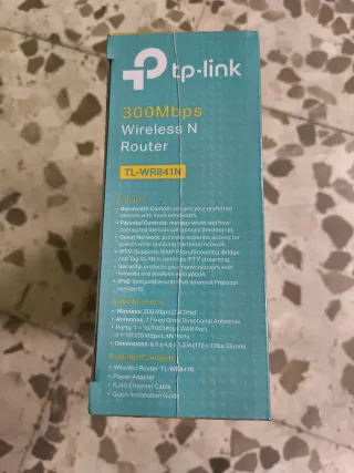 Router TP-Link TL-WR841N Nuevo a estrenar