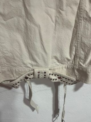 Giubbotto TWINSET beige con borchie