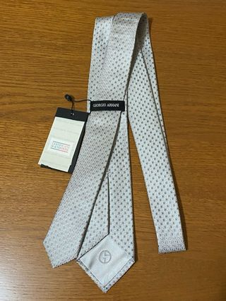 Cravatta Giorgio Armani Seta Azzurra