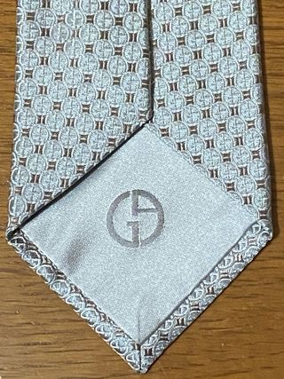 Cravatta Giorgio Armani Seta Azzurra