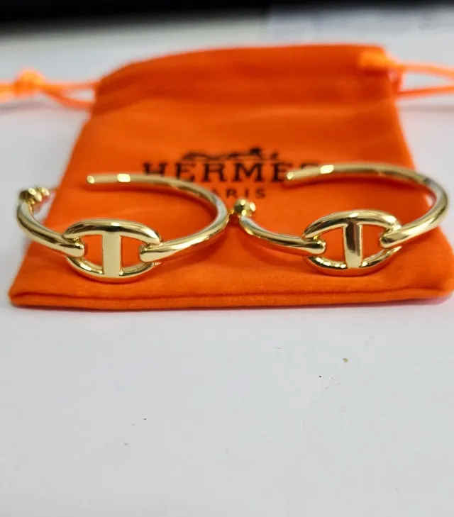 Pendientes Aro Hermes Dorados