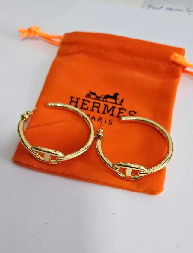 Pendientes Aro Hermes Dorados