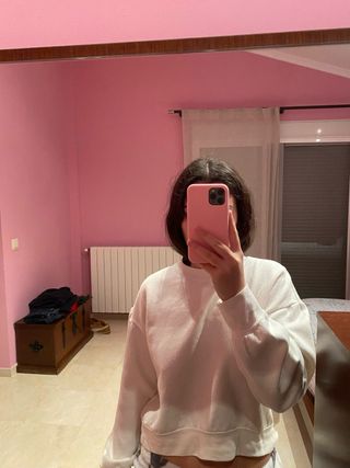 Sudadera Zara Blanca