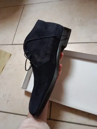Botines Massimo Dutti Azul Marino