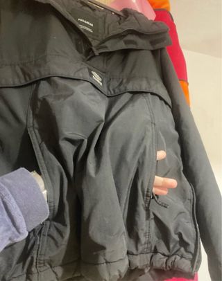 Chaquetón Pull&Bear negro