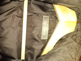 Cappotto lungo beige e marrone Max Mara