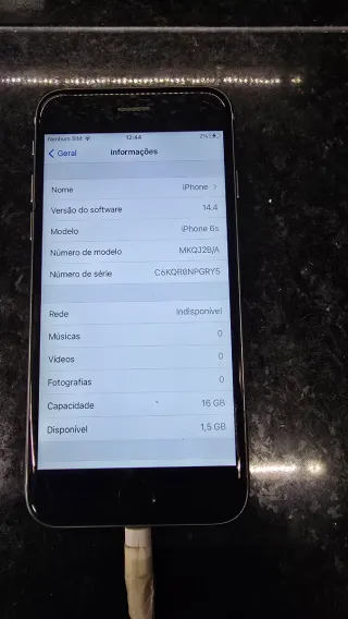 iPhone 6s Apple Prata/Cinza Espacial
