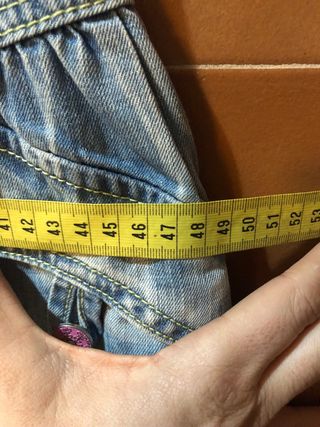 Falda vaquera con pedrería Talla 38