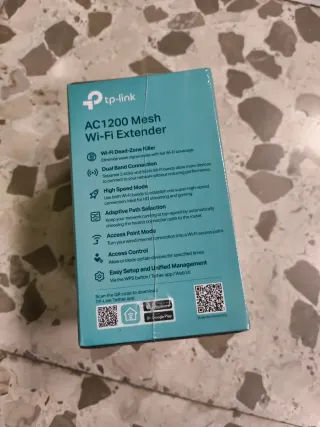 Repetidor WiFi TP-Link AC1200 Doble Banda