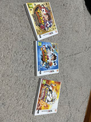 Juegos Nintendo 3DS: Yo-kai Watch y Pokémon