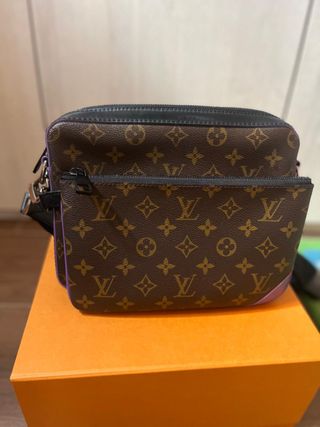 Bolso LV Marrón y Morado Hombre