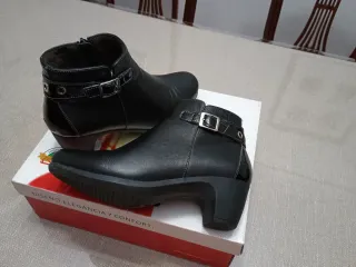 Botín piel 30s TREINTAS SHOES hebilla metal