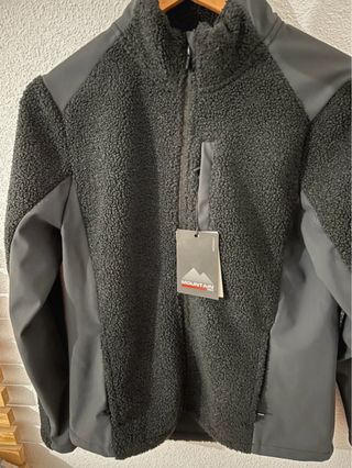 Chaqueta borrego Mountain mujer negra