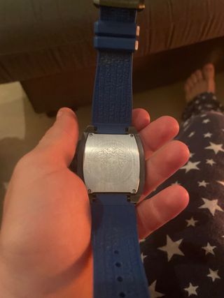 Reloj Versace Cronógrafo Azul y Naranja