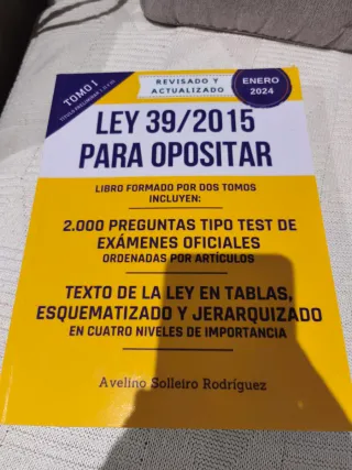 LEY 39/2015 PARA OPOSITAR - TOMO II: Un libro p...