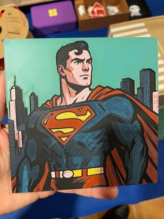 Lámina 3D Superman