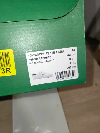 Zapatillas Lacoste Blancas y Azul Marino