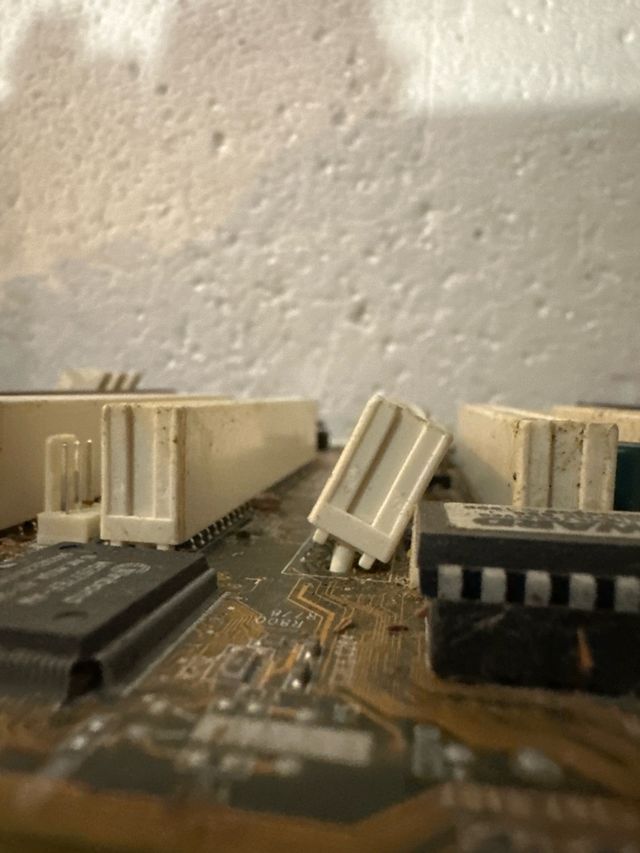 102- placa base antigua vía slot a