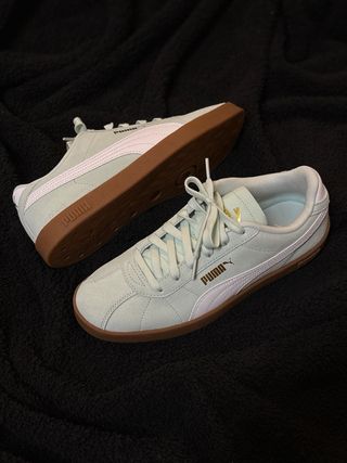 Zapatillas Puma Mujer Verde/Marrón