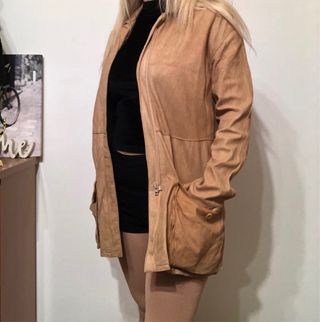 Sahariana de piel Vintage