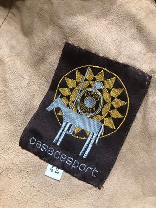 Sahariana de piel Vintage