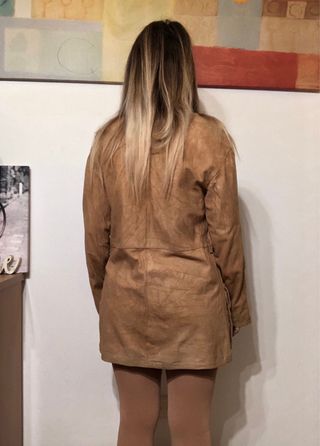 Sahariana de piel Vintage