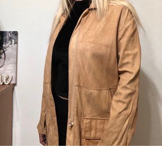 Sahariana de piel Vintage