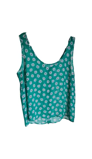 Blusa de tirantes con estampado floral