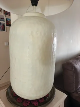 Lámpara de mesa cerámica grande