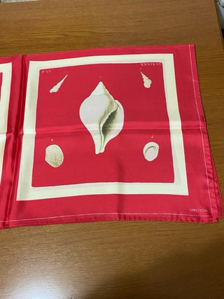 Sciarpa Oroton Seta 90x90 Conchiglie