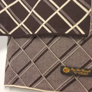 Sciarpa Loro Piana lana e cachemire marrone e beig