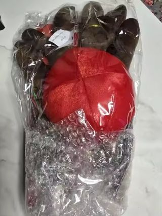 Cuernos Reno Coche con Nariz Roja