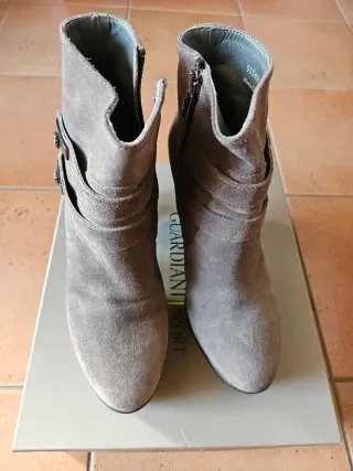 Stivaletti tacco alto grigi