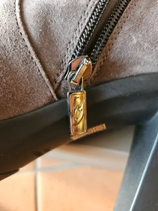 Stivaletti tacco alto grigi