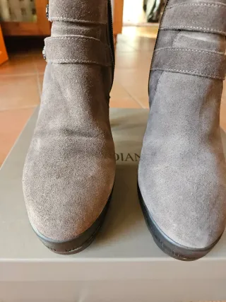 Stivaletti tacco alto grigi