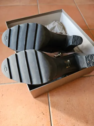 Stivaletti tacco alto grigi