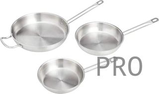 Set di 3 padelle - 20, 24 e 30 cm - Amazon Basics