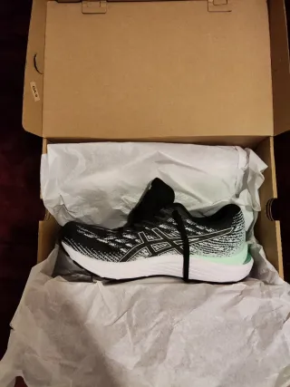 ASICS Scarpe Running Uomo Nero Verde