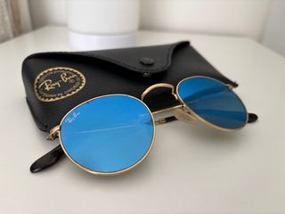 Gafas Ray-Ban Aviator Azul Dorado