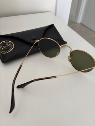 Gafas Ray-Ban Aviator Azul Dorado