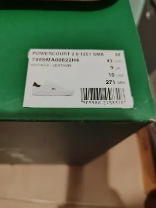 Zapatillas deportivas Lacoste Blancas Talla 43