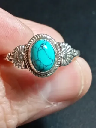 Anillo Plata Ley Turquenita