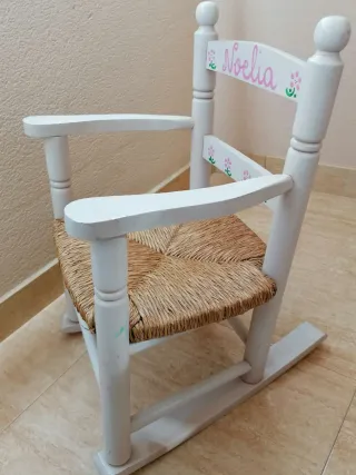 Mecedora infantil personalizada Noelia