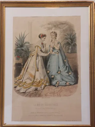 Litografie colorate del XIX secolo