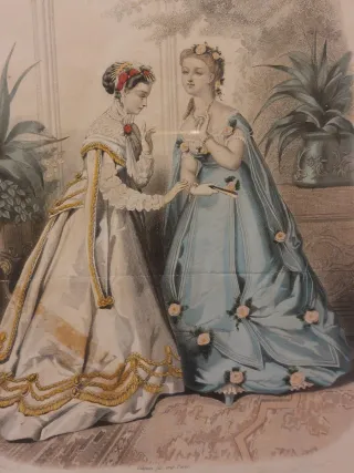 Litografie colorate del XIX secolo